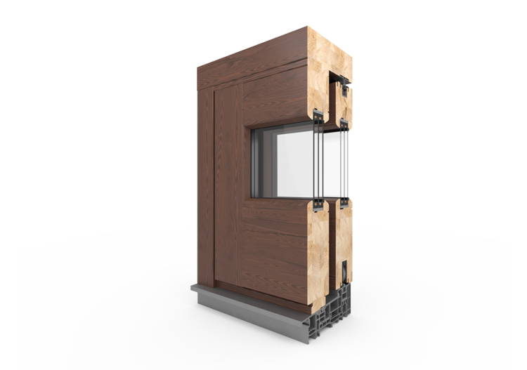 Système coulissant en bois Naturo 76 HST