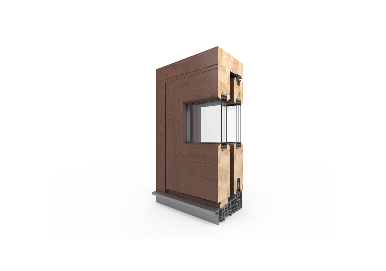 Système coulissant en bois Naturo 76 HST