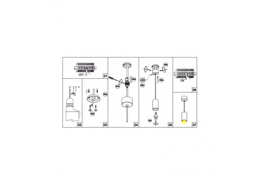 Suspension cylindrique moderne "TUB"-GU10 - LN3005-B1 - Barcelona LED