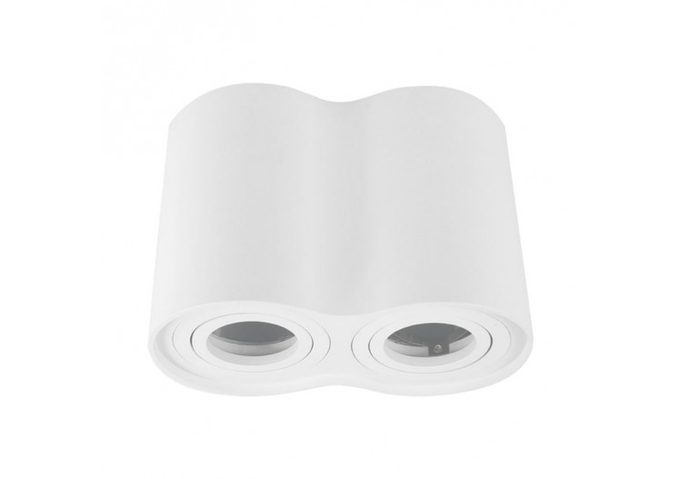 Applique plafond double en aluminium "TUB"-Orientable-2xGU10 - B997-B - Barcelona LED