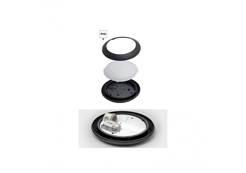 Applique ou plafonnier avec capteur FUMAGALLI BERTA E27 - 1B2.000.000.AYPS7 - Barcelona LED