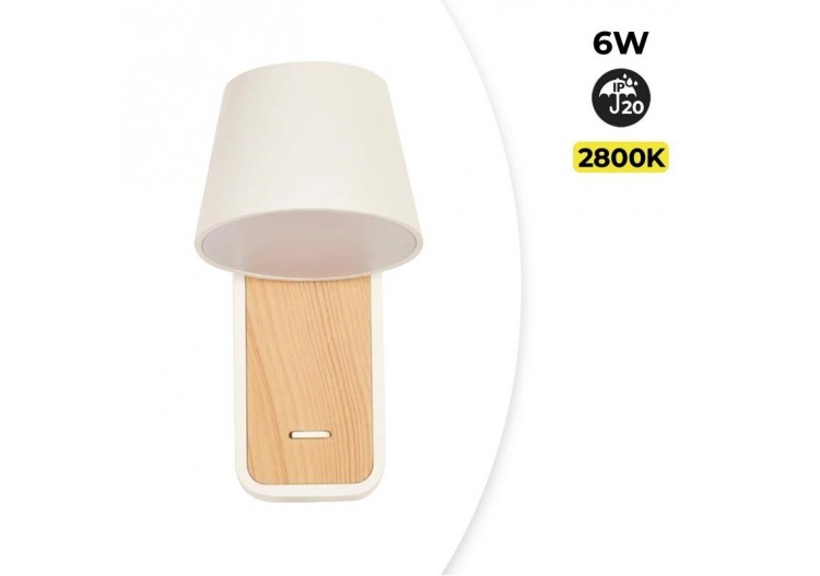 Applique LED orientable 6W "Koppen" 2700K - LN1546-B - Barcelona LED 2