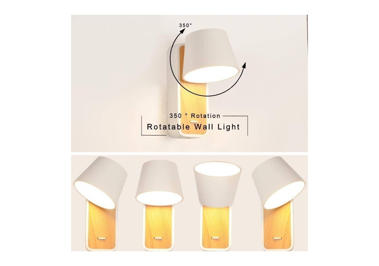 Applique LED orientable 6W "Koppen" 2700K - LN1546-B - Barcelona LED