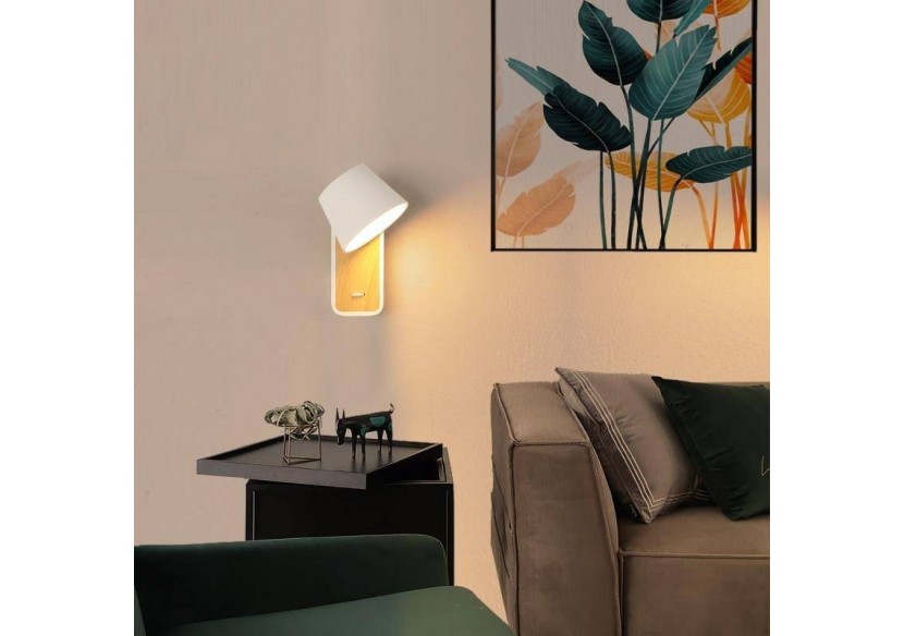 Applique LED orientable 6W "Koppen" 2700K - LN1546-B - Barcelona LED