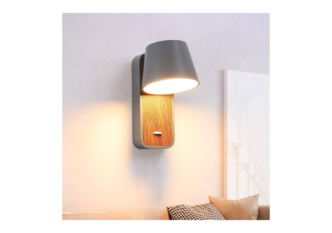 Applique LED orientable 6W "Koppen" 2700K - LN1546-G - Barcelona LED