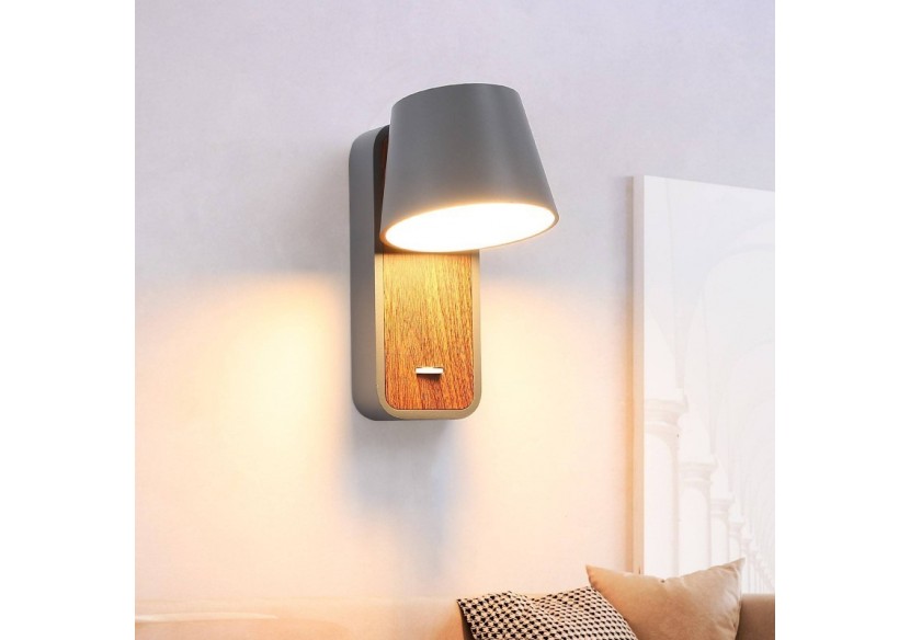 Applique LED orientable 6W "Koppen" 2700K - LN1546-G - Barcelona LED