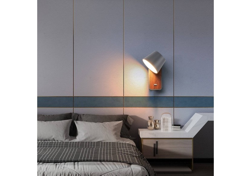 Applique LED orientable 6W "Koppen" 2700K - LN1546-G - Barcelona LED