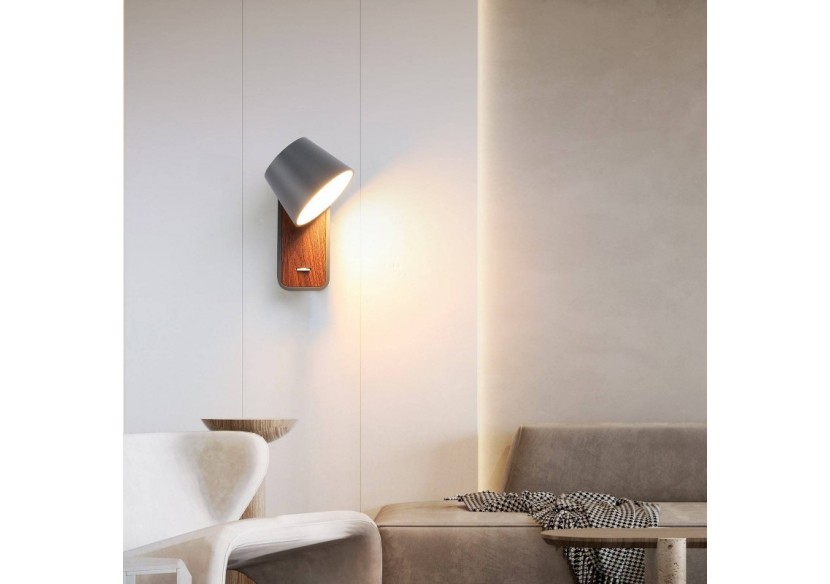 Applique LED orientable 6W "Koppen" 2700K - LN1546-G - Barcelona LED