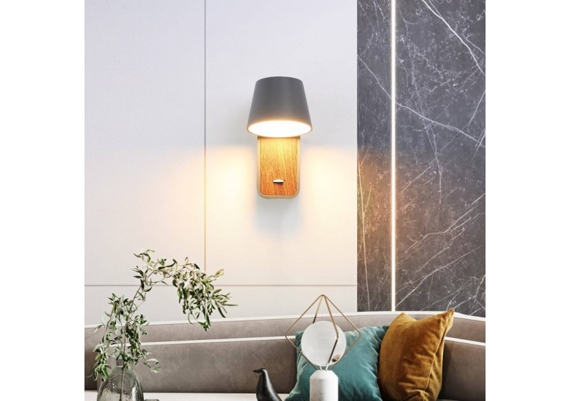 Applique LED orientable 6W "Koppen" 2700K - LN1546-G - Barcelona LED