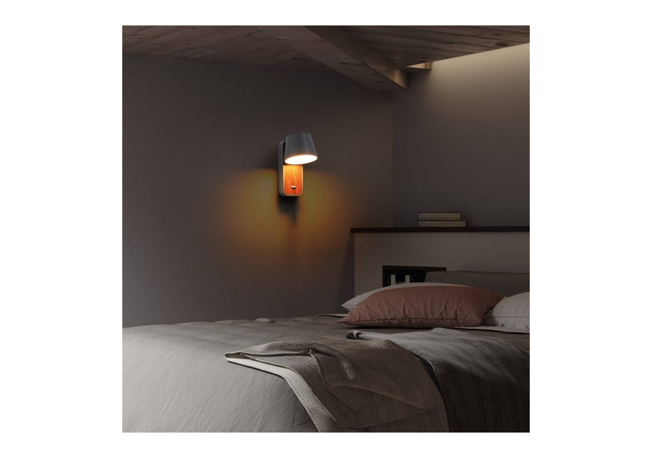 Applique LED orientable 6W "Koppen" 2700K - LN1546-G - Barcelona LED