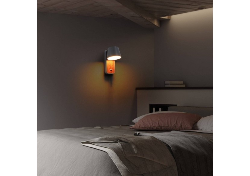 Applique LED orientable 6W "Koppen" 2700K - LN1546-G - Barcelona LED