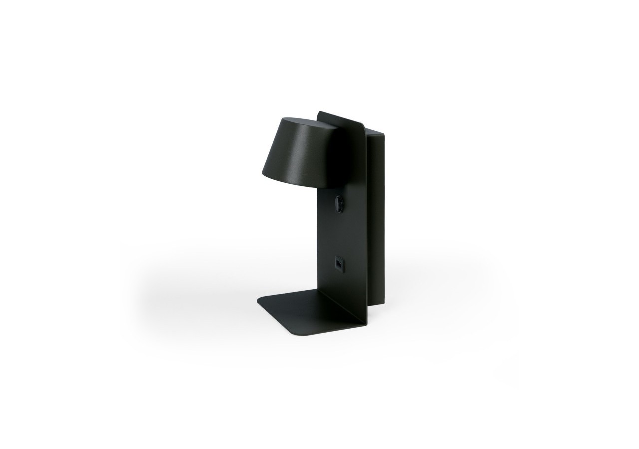 Applique murale liseuse avec port USB "BASKOP"-6W-Design vertical - LN1545-N1 - Barcelona LED