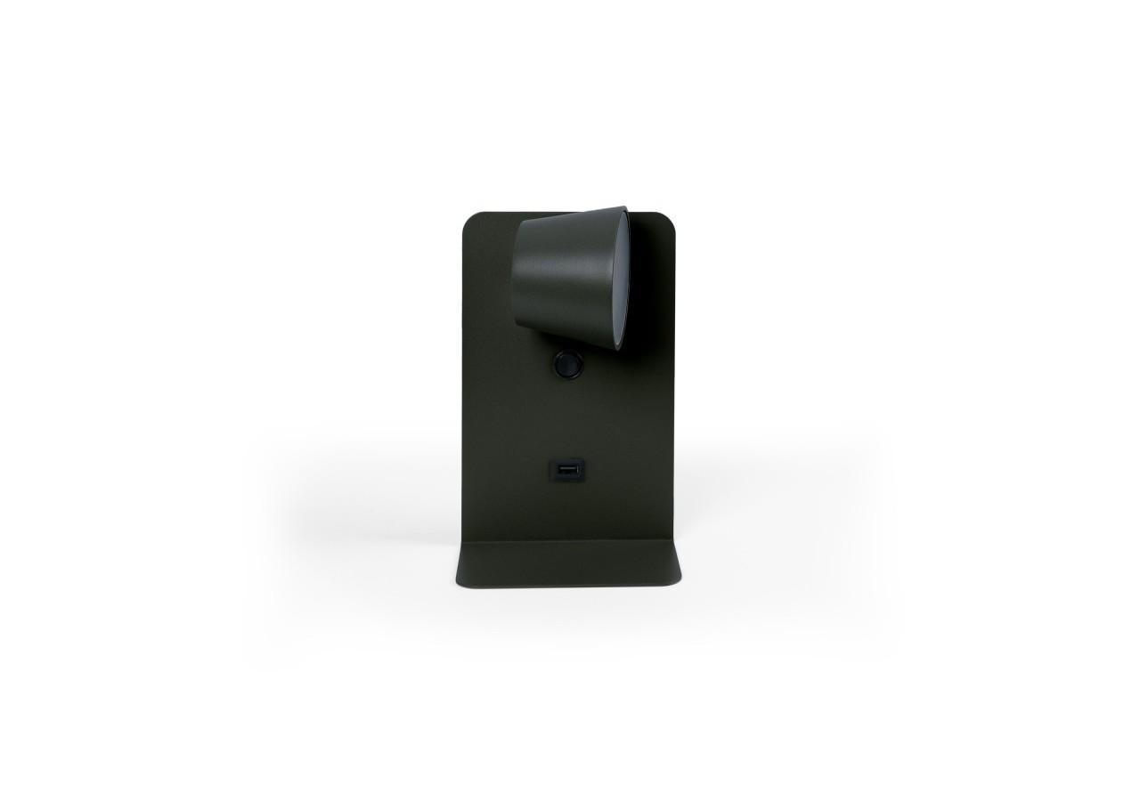 Applique murale liseuse avec port USB "BASKOP"-6W-Design vertical - LN1545-N1 - Barcelona LED