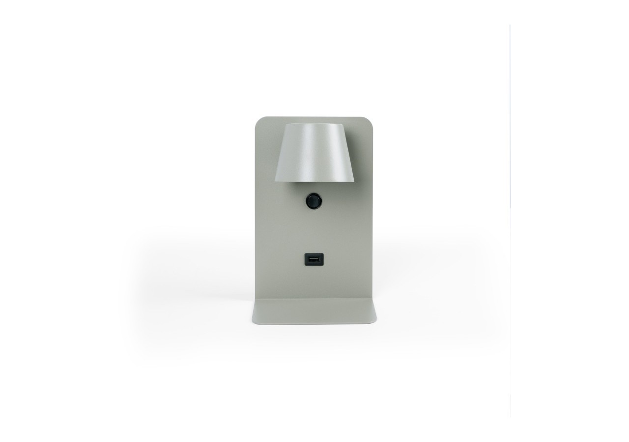 Applique murale liseuse avec port USB "BASKOP"-6W-Design vertical - LN1545-G1 - Barcelona LED