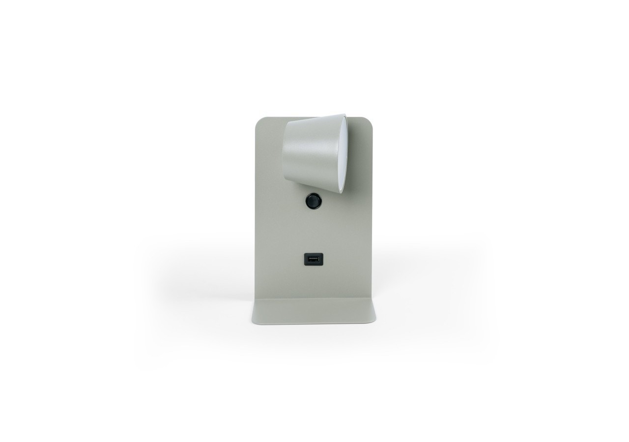 Applique murale liseuse avec port USB "BASKOP"-6W-Design vertical - LN1545-G1 - Barcelona LED
