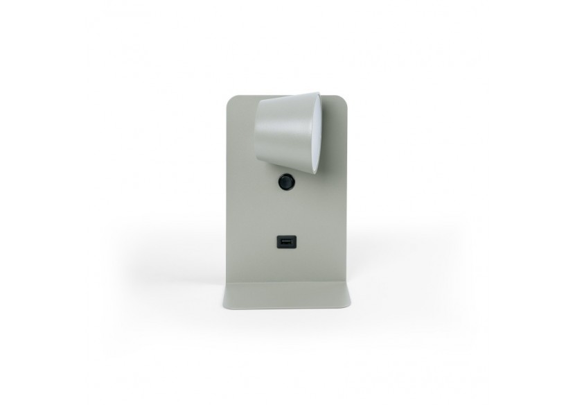 Applique murale liseuse avec port USB "BASKOP"-6W-Design vertical - LN1545-G1 - Barcelona LED
