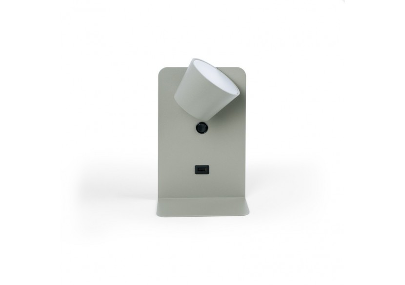 Applique murale liseuse avec port USB "BASKOP"-6W-Design vertical - LN1545-G1 - Barcelona LED