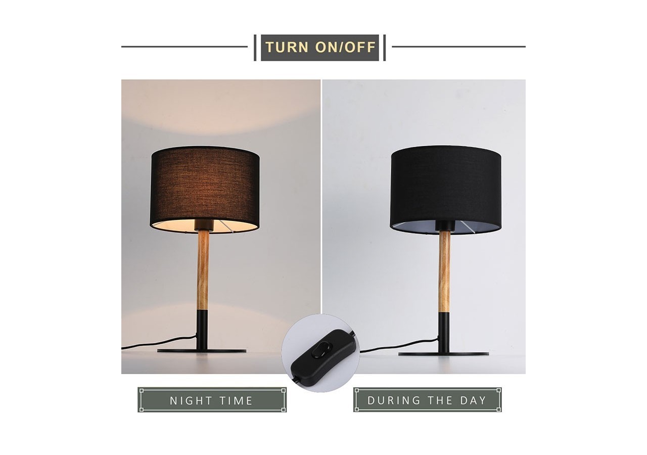 Lampe de table "Class" E27 - LN1301-N - Barcelona LED