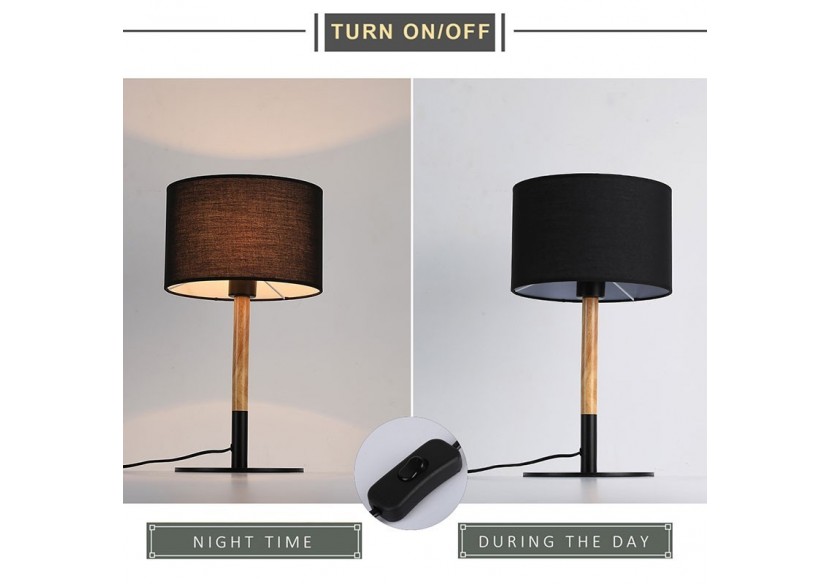 Lampe de table "Class" E27 - LN1301-N - Barcelona LED