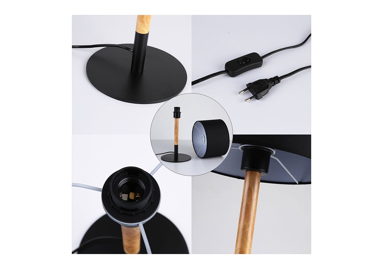 Lampe de table "Class" E27 - LN1301-N - Barcelona LED