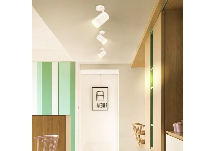 Spot orientable pour ampoule GU10 - L200-B - Barcelona LED