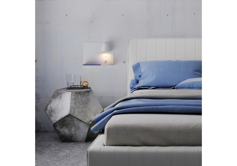 Applique murale liseuse avec port USB "BASKOP"-6W-Design horizontal - LN1541-B - Barcelona LED