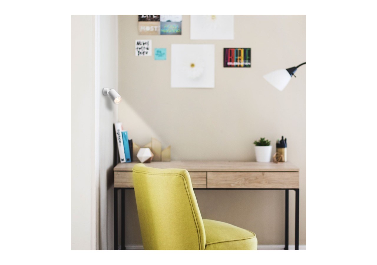 Spot pour ampoule GU10 Orientable 360 degrés "L" - L250-B - Barcelona LED