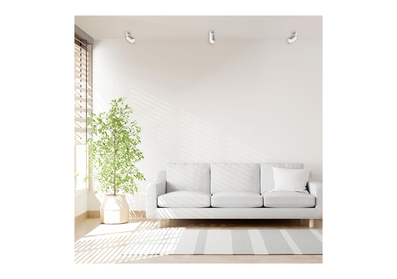 Spot pour ampoule GU10 Orientable 360 degrés "L" - L250-B - Barcelona LED