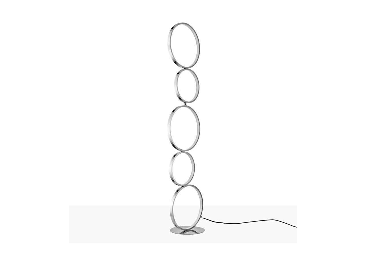 Lampadaire LED en aluminium "NATALIE"-30W-Lumière chaude - LN1414-CR - Barcelona LED