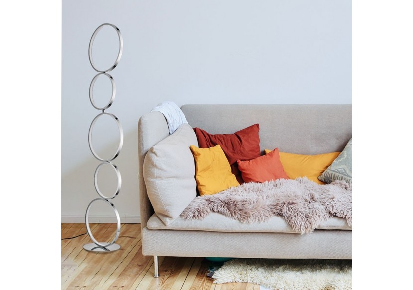 Lampadaire LED en aluminium "NATALIE"-30W-Lumière chaude - LN1414-CR - Barcelona LED