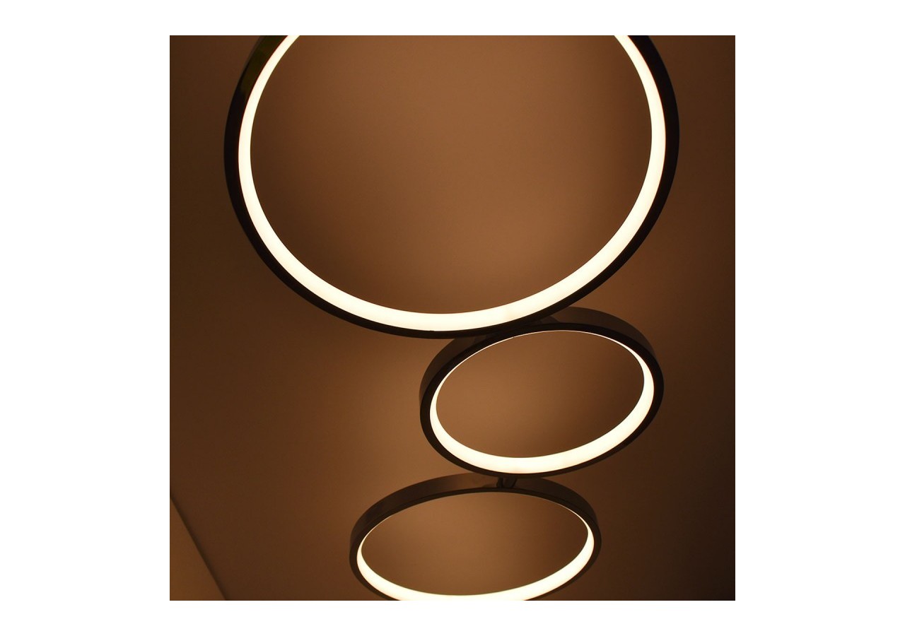 Lampadaire LED en aluminium "NATALIE"-30W-Lumière chaude - LN1414-CR - Barcelona LED