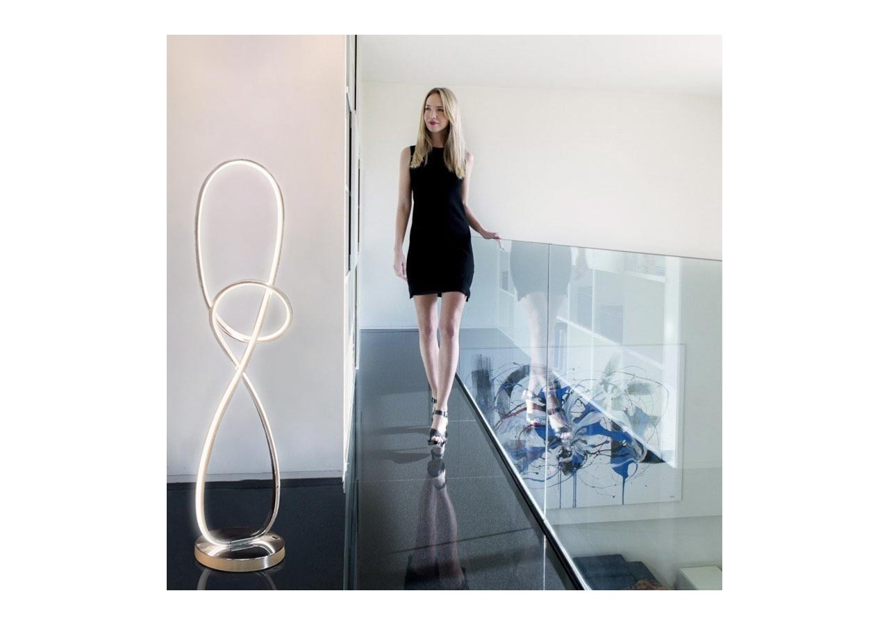 Lampe sur pied 25W dimmable "Loren" Gamme Hollywood - LN1618-BC - Barcelona LED