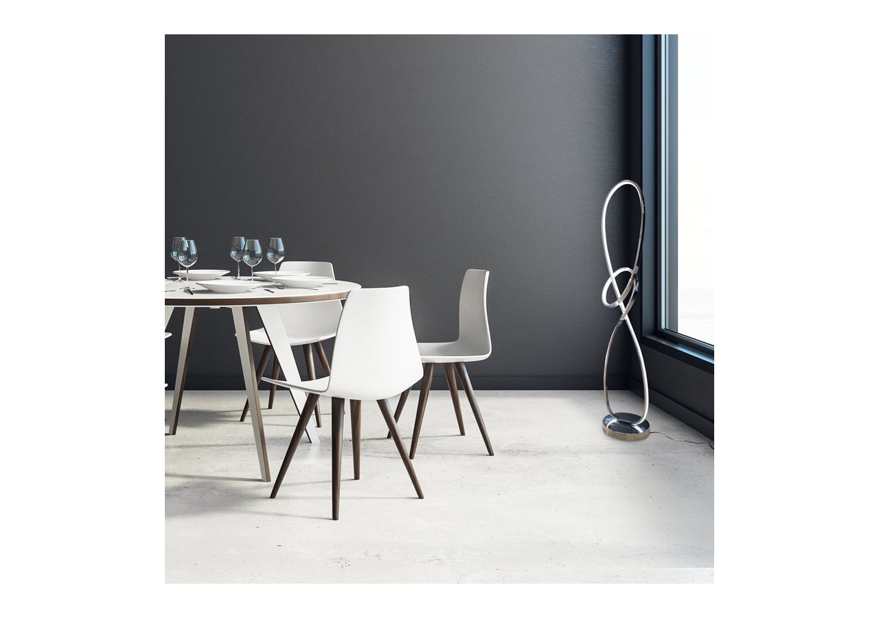 Lampe sur pied 25W dimmable "Loren" Gamme Hollywood - LN1618-BN - Barcelona LED