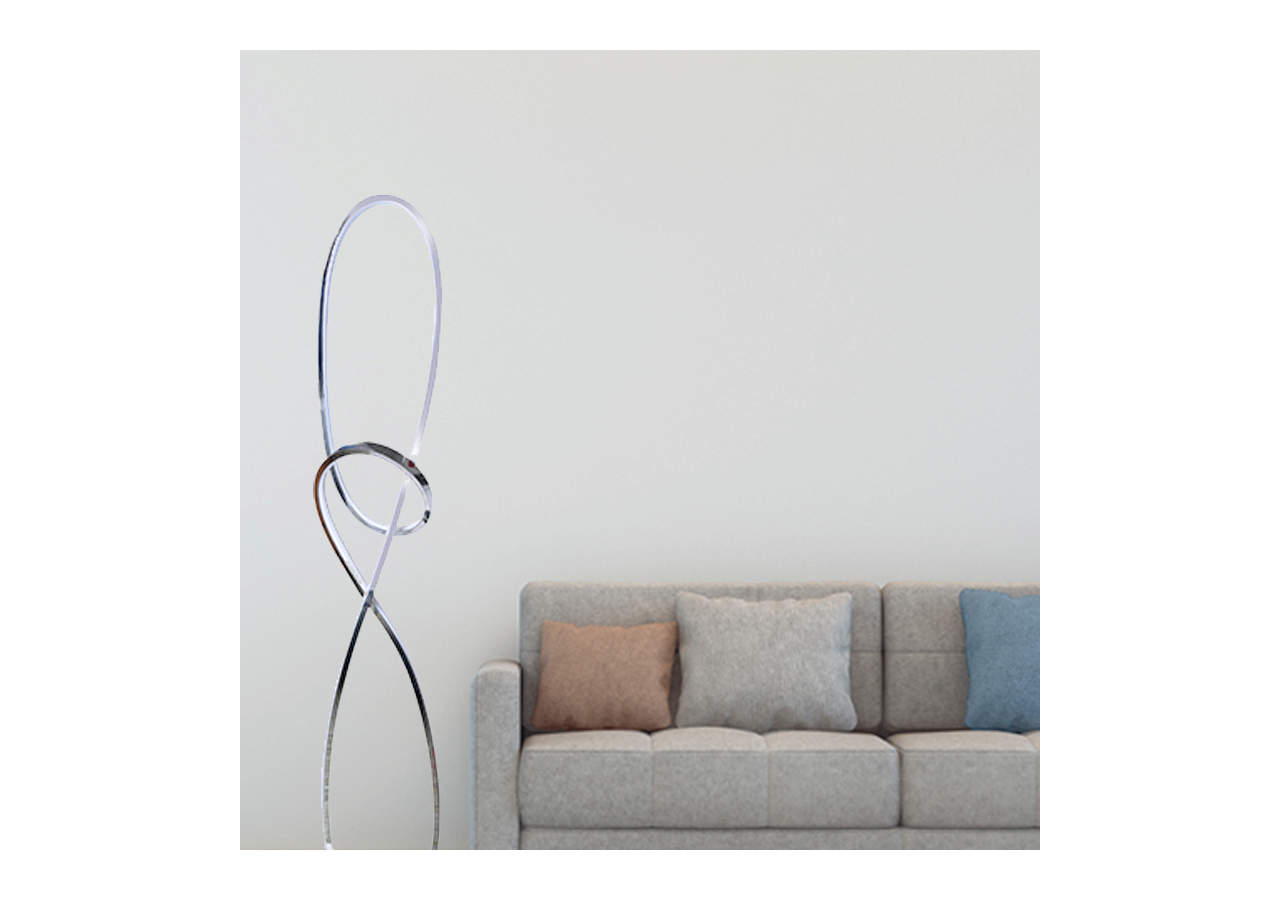Lampe sur pied 25W dimmable "Loren" Gamme Hollywood - LN1618-BN - Barcelona LED