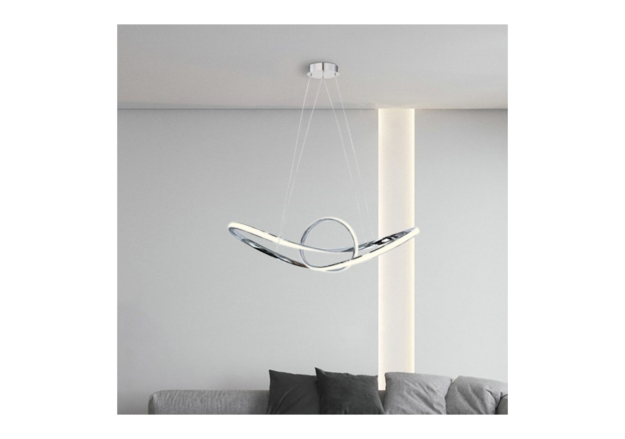 Suspension LED modulable 34 W "Loren" Gamme Hollywood - LN1619-BN - Barcelona LED