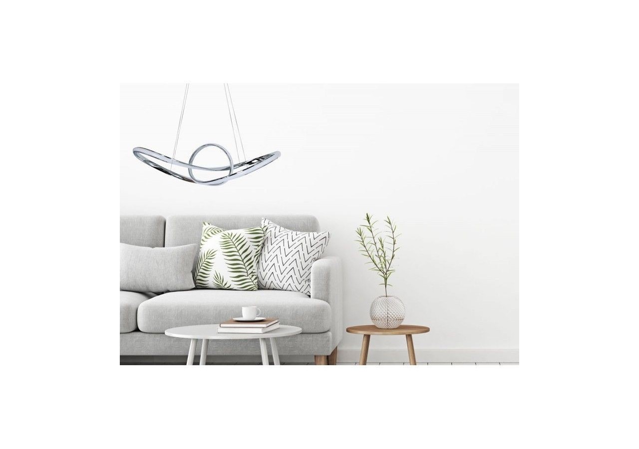 Suspension LED modulable 34 W "Loren" Gamme Hollywood - LN1619-BN - Barcelona LED