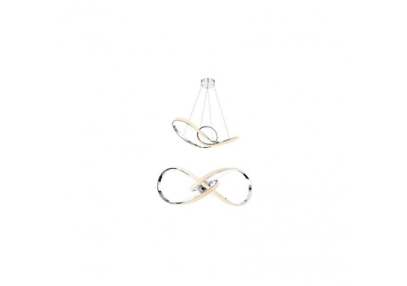 Suspension LED modulable 34 W "Loren" Gamme Hollywood - LN1619-BN - Barcelona LED Suspension LED modulable 34 W "Loren" Gamme Hollywood - LN1619-BN - Barcelona LED