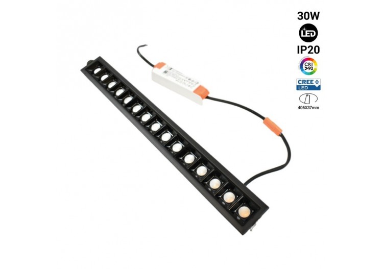 Linéaire LED encastrable 30W UGR18 - B1213-N-BC - Barcelona LED