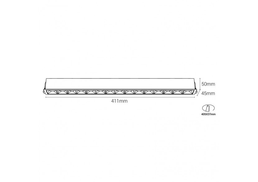Linéaire LED encastrable 30W UGR18 - B1213-N-BC - Barcelona LED Linéaire LED encastrable 30W UGR18 - B1213-N-BC - Barcelona LED