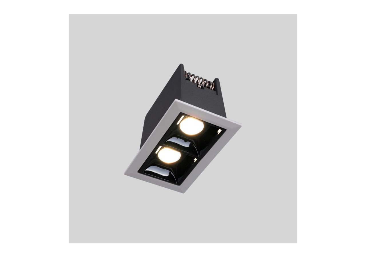 Spot linéaire LED encastrable double 4W-UGR18-IRC90-Puce OSRAM - B1211-B-BC - Barcelona LED