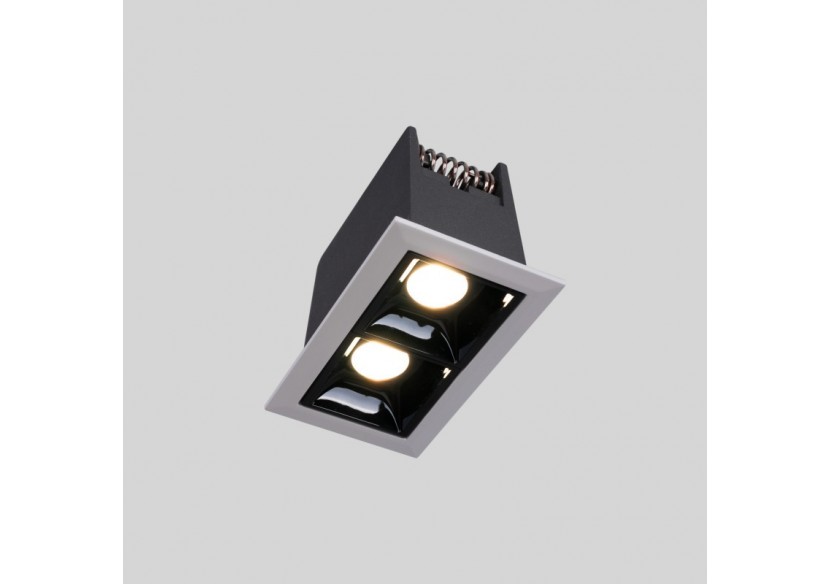 Spot linéaire LED encastrable double 4W-UGR18-IRC90-Puce OSRAM - B1211-B-BC - Barcelona LED Spot linéaire LED encastrable double 4W-UGR18-IRC90-Puce OSRAM - B1211-B-BC - Barcelona LED