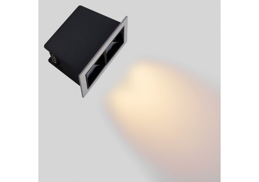 Spot linéaire LED encastrable double 4W-UGR18-IRC90-Puce OSRAM - B1211-B-BC - Barcelona LED Spot linéaire LED encastrable double 4W-UGR18-IRC90-Puce OSRAM - B1211-B-BC - Barcelona LED