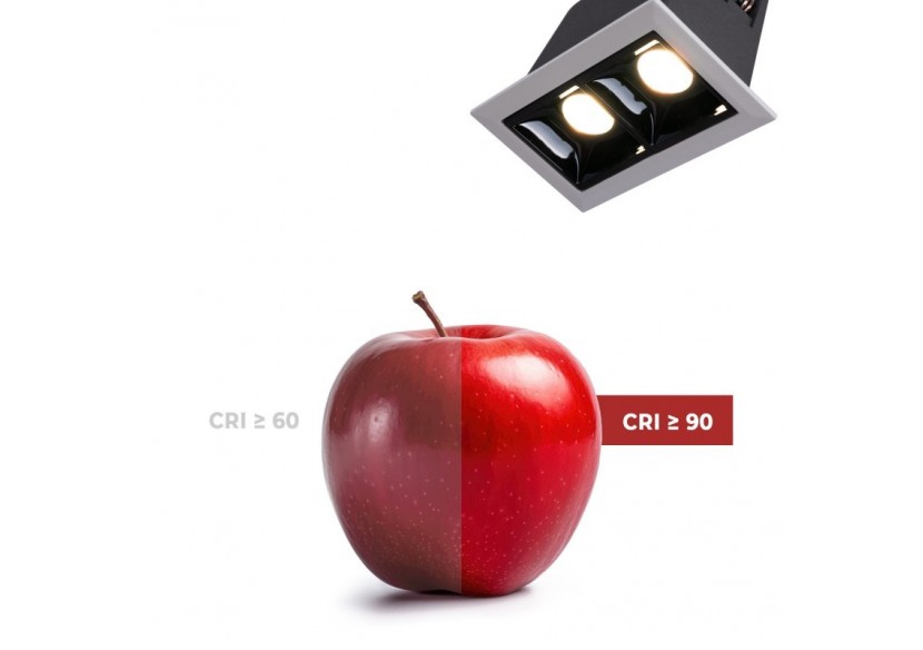 Spot linéaire LED encastrable double 4W-UGR18-IRC90-Puce OSRAM - B1211-B-BC - Barcelona LED Spot linéaire LED encastrable double 4W-UGR18-IRC90-Puce OSRAM - B1211-B-BC - Barcelona LED
