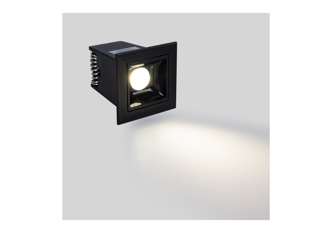 Spot LED encastrable carré 2W-UGR18-IRC90-Puce OSRAM - B1218-2W-N-BN - Barcelona LED