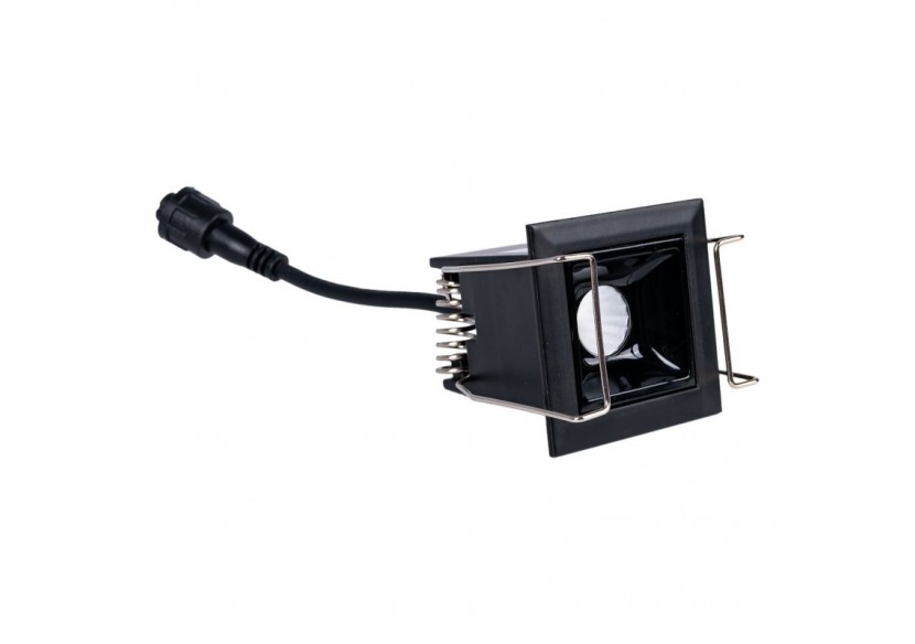 Spot LED encastrable carré 2W-UGR18-IRC90-Puce OSRAM - B1218-2W-N-BN - Barcelona LED Spot LED encastrable carré 2W-UGR18-IRC90-Puce OSRAM - B1218-2W-N-BN - Barcelona LED