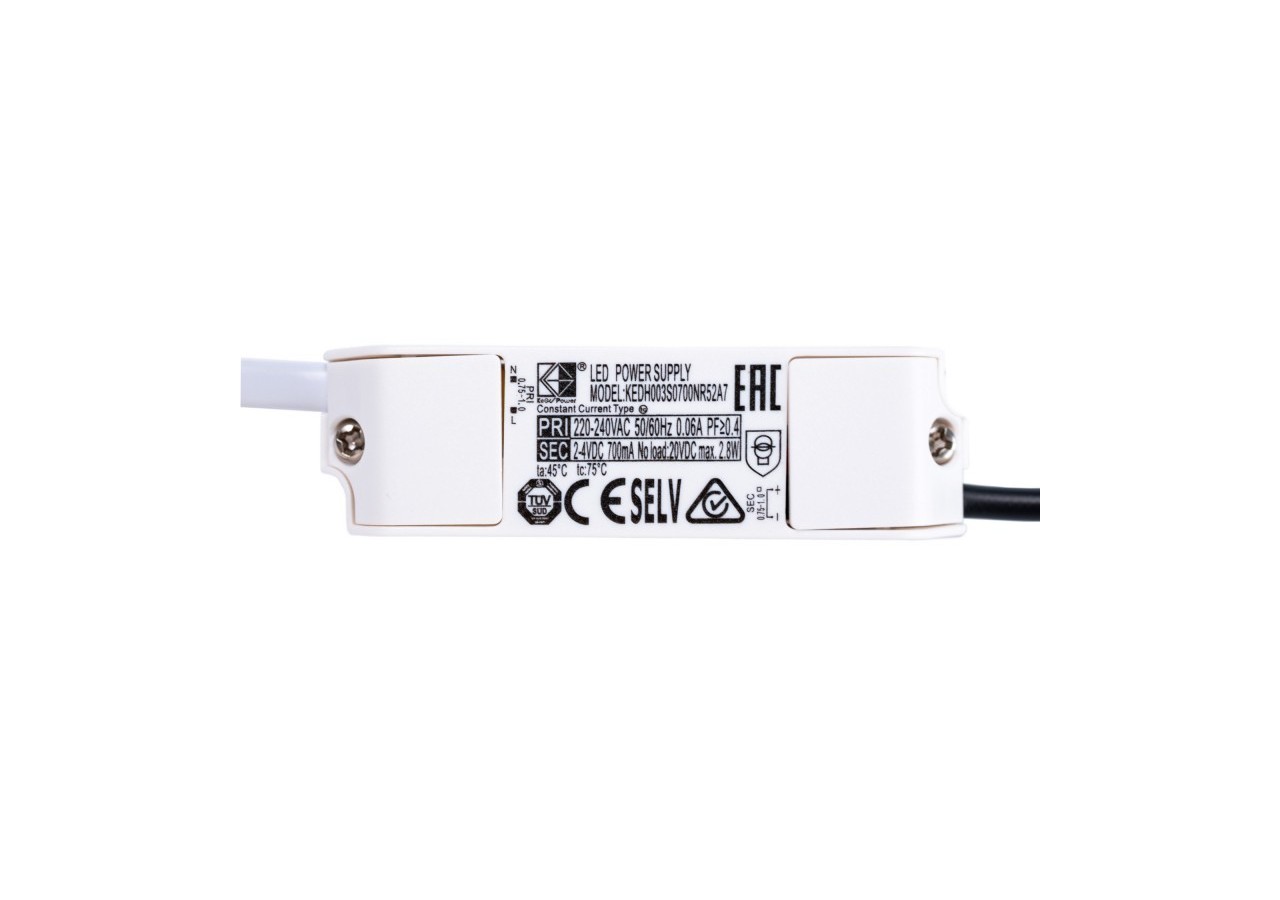 Spot LED encastrable carré 2W-UGR18-IRC90-Puce OSRAM - B1218-2W-N-BN - Barcelona LED