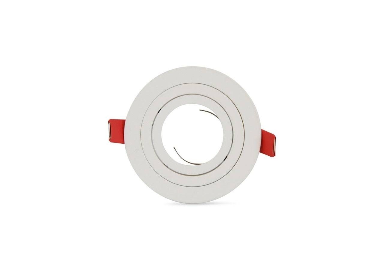 Collerette ronde orientable à encastrer GU10 / MR16 - B962-B - Barcelona LED