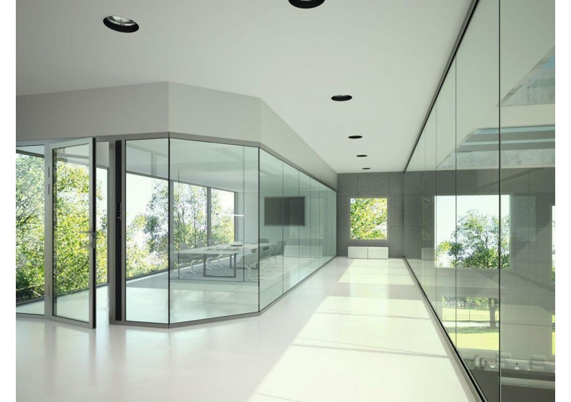 Système de portes en aluminium ADS 80 FR 30-CE