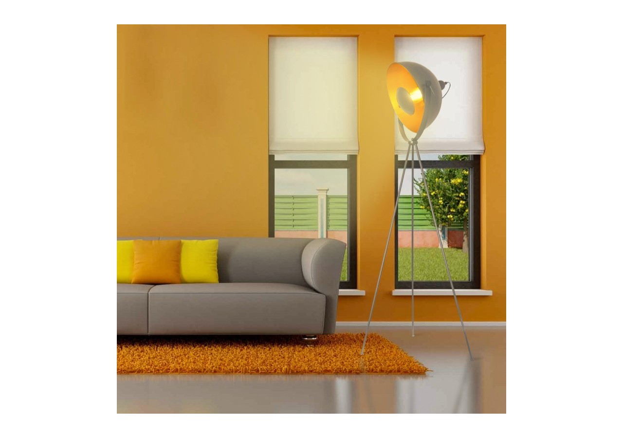 Lampadaire vintage avec trépied "Galilen"-E27 - LV428-G - Barcelona LED