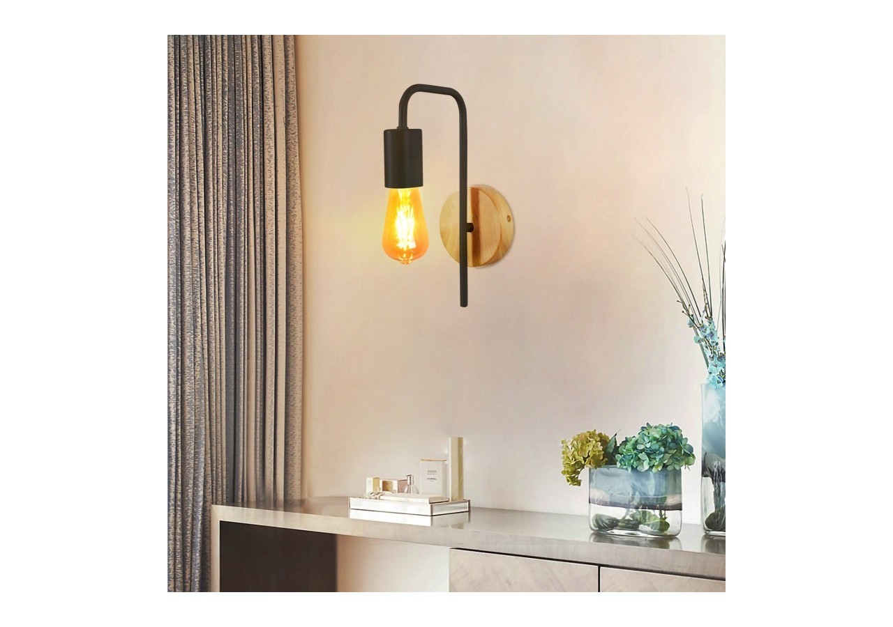 Applique murale intérieur "Finna" E27 - LN1313-N - Barcelona LED